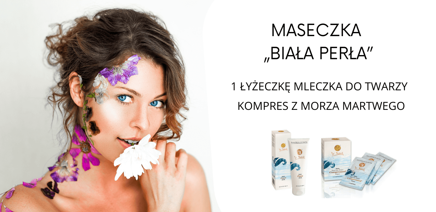 Maseczka Biała perła